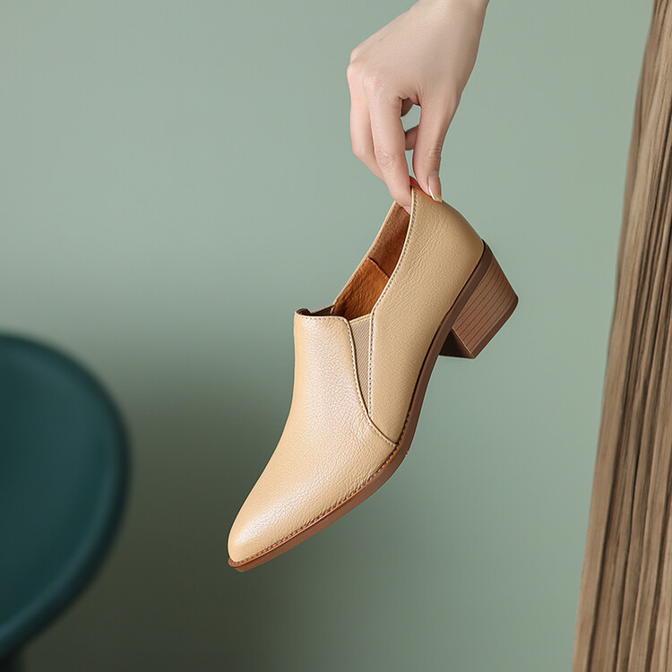 Women's Minimalist Pointed Toe Slip-On Flat Shoes